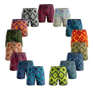 Shorts d'été décontractés pour hommes, personnalisables, à séchage rapide, taille élastique avec cordon de serrage, légers et respirants, vente chaude, OEM ODM - Product Image 1