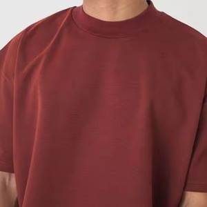 OEM Manufacture Men's t Shirt High Quality Streetwear <b>Blank</b> T Shirt 250 Gsm Heavy <b>Weight</b> Print logo T Shirt for Men's - Product Image 4