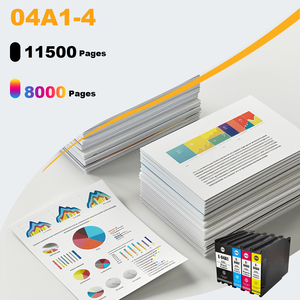 Tatrix epson T04A1 T04A2 T04A3 T04A4 Kompatible Pigment tinten patrone für Epson Workforce Pro WF-C8190DW WF-C8690DWF