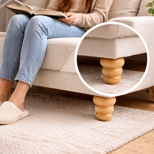 Short Wooden <b>Sofa</b> Legs Replacement Furniture Feet Natural Wood Cabinet Table Chair Legs Bulk Supply - Product Image 1