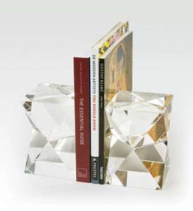 Transparent Acrylic Bookend <b>Stand</b> For Creative Bookshelf Decoration And Professional Office Organization Needs - Product Image 5