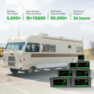 Batterie lithium-ion 12V 200Ah pour usage domestique, stockage d'énergie, capacité 10 kWh avec système solaire de type split Lifepo4 300Ah - Product Image 3