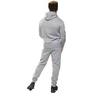 Vente en gros usine – Ensemble de survêtement d'hiver 2025 pour homme – Sweat à capuche à manches longues et pantalon de jogging – Motif uni – Prix abordable - Product Image 2