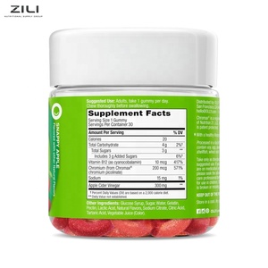 Gomitas de Vinagre de Sidra de Manzana OEM con Vitamina B12 y Cromo para el Apoyo al Metabolismo y Control de <span class=keywords><strong>Peso</strong></span> - Product Image 2