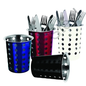 Ustensiles en acier inoxydable couverts de table porte-baguettes porte-ustensiles porte-couverts économique avec métallique - Product Image 1