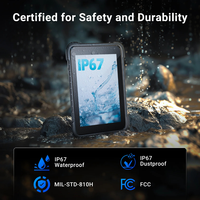 Tableta Robusta Android de 8 Pulgadas con Escáner de Código de Barras RT06A, Tableta Industrial con Escáner de Inventario QR 1D/2D, 8 GB + 128 GB, 1280*800