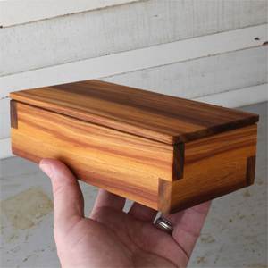 Artisan Crafted Wooden <b>Treasure</b> <b>Box</b> Wooden Storage <b>Box</b> 10-20 L Capacity Natural Finish For Jewelry Organizers Rustic Design - Product Image 5