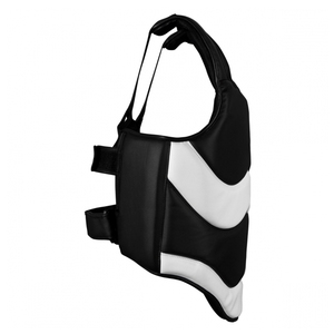 Protector de Pecho de PU Blanco y Negro para Boxeo, Equipo de Protección para Entrenamiento de MMA y Muay Thai, para Todas las Temporadas - Product Image 3