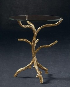 Mesa de Centro de Metal Contemporánea con Superficie Metálica, Moderna y Decorativa, No Plegable, Mueble para Sala de Estar, Garantía N/a, M F INTERNATIONAL - Product Image 3