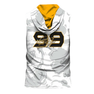 Customized any design in flag football uniforms SMK - 7v7 New men <b>compression</b> sleeveless 7v7 football uniforms - Product Image 2
