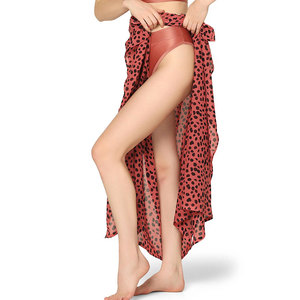 New Women Swimwear Chiffon Solid Tassel Cover up Beach Sarong Pareo Bikini Seaside Resort Sun-Proof <b>Swimsuit</b> Wrap <b>Skirts</b> - Product Image 2