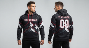 Unisex Sublimation Printed Polyester Hoodie-High Quality Custom Printing Regular <b>Fit</b> Winter Ready - Product Image 4