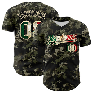 Sublimation Camo Baseball Jersey Breathable 100% <b>Polyester</b> Short Sleeve Custom Team Name All Seasons <b>Shirts</b> - Product Image 1