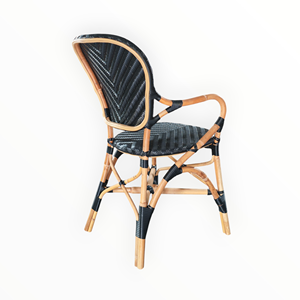 Silla Bistro Más Popular para Cafetería, Restaurante, Espacios Públicos Residenciales - Mimbre Sintético Natural con Garantía de Tejido de 3 Años - Product Image 5
