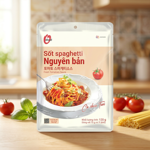 OEM & Wholesale Fresh Tomato Spaghetti <b>Sauce</b> 120g Sachet | Spicy Ready-to-Use Pasta <b>Sauce</b> | O'food - Product Image 1