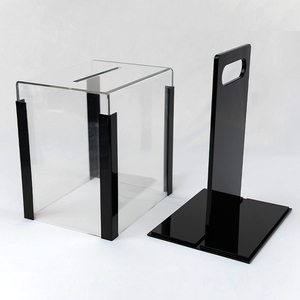 Boîte de rangement pour jetons de poker en acrylique transparent pour 1000 jetons pour le Baccarat, le Texas Hold'em et la <span class=keywords><strong>Roulette</strong></span> - Product Image 6