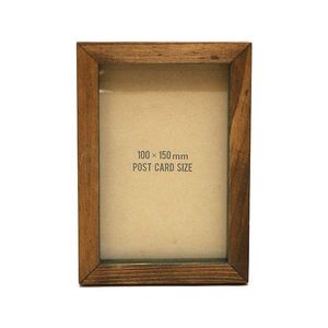 Cadre photo en bois naturel fait main, style rustique, pour décoration murale, présentation sur table et collection de cadeaux - Product Image 2