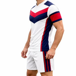 Wholesale Breathable Quick Dry Rugby Uniforms for <b>Schools</b> Leagues Lightweight Durable 100% Polyester Fabric for Comfort - Product Image 1