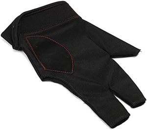 Guante de billar/snooker de tres dedos, material PU, duradero, para mano izquierda o derecha, unisex - Product Image 1