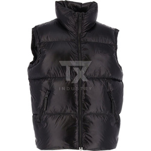Wholesale Prices Lightweight Puffer Vest Polyester Latest Design Puffer Vest Water Resistant Winter Fashionable Puffer Vests - Product Image 5
