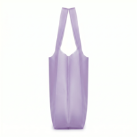 Sac fourre-tout tendance Rootsmen en TPU avec logo gaufré personnalisable, poignée d'épaule et ouverture supérieure pour les boutiques et la salle de sport
