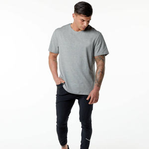 Camiseta Casual Oversize para Hombre, Corte Holgado, 100% Algodón, Logotipo Frontal, Manga Corta, Transpirable, Ligera y Cómoda para Verano - Product Image 1