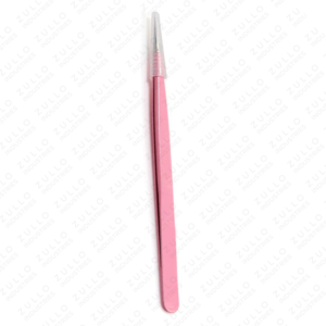 Wholesale Stainless Steel Eyelash Tweezers for Women Precision Pointed Tip Comfortable Grip Lash Extension <b>Tool</b> Custom Logo - Product Image 3