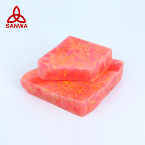 2025 tendencia gran oferta laboratorio cultivado cristal jalea ópalo OP516 materia prima Rosa corte de piedras preciosas en bruto cuentas redondas cabujón para joyería - Product Image 4