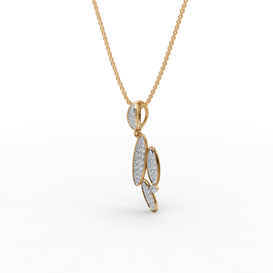 Pendentif en diamant CVD cultivé en laboratoire, style marquise, bijoux de luxe et uniques pour femmes - Product Image 2