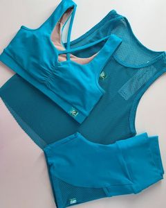 Pink 4-Piece Yoga Set Crew Neck Crop <b>Top</b> Crisscross Sports Bra High Waist Shorts <b>Sweat</b>-Wicking Seamless ODM Service - Product Image 4