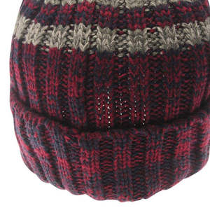 Bonnet d'hiver en tricot avec pompon, mélange de laine doux et chaud, unisexe, vente en gros, logo personnalisé - Product Image 4