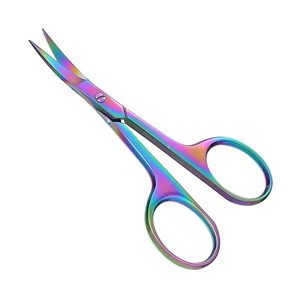 Ciseaux à cuticules en acier inoxydable, lame droite, pointe acérée, trou rond, outils de manucure durables pour adultes - Product Image 3