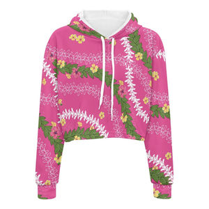 Haut à capuche court respirant et décontracté pour femme, coupe oversize, grande taille, design hiver, personnalisable - Product Image 6