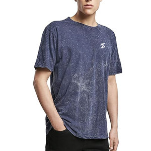 Camiseta de Verano con Lavado Ácido, Camiseta Personalizada con Lavado Ácido y Logotipo Personalizado, Camiseta de Marca Privada en Venta - Product Image 1