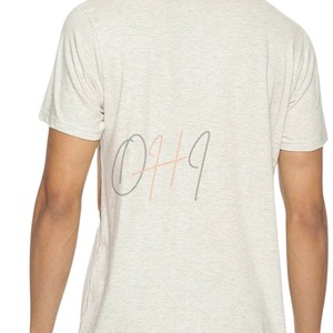 เสื้อยืดคอกลมสีขาวลายมัดย้อมสำหรับผู้ชาย ผ้าฝ้าย 100% ทรงโอเวอร์ไซส์ ระบายอากาศได้ดี - Product Image 2