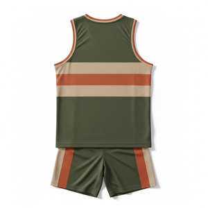 Ensemble d'uniformes de basketball de qualité supérieure, découpés au laser avec trous respirants, maillot de basketball personnalisé pour équipe universitaire, vêtements de basketball - Product Image 2