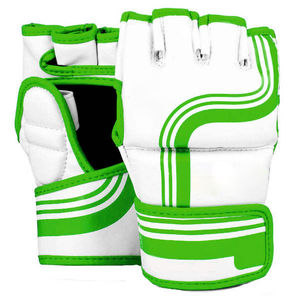 ถุงมือ MMA หนังแท้แบบครึ่งนิ้ว พร้อมที่รัดข้อมือ สำหรับฝึกมวยไทย ระบายความชื้นได้ดี ปิดด้วยเชือกผูก - Product Image 2