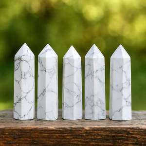 Obélisque en cristal naturel 7 chakras, tour pointue, baguette de guérison multi-gemmes pour la méditation, le yoga et la décoration spirituelle - Product Image 5