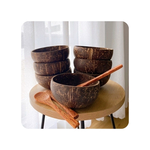 Meilleures ventes : Bol en coque de noix de coco pour la décoration intérieure rustique et élégante, et la base de rangement unique pour clés d'entrée – Vente en gros - Product Image 4