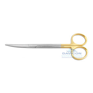 Tijeras de acero inoxidable Metzenbaum Mandela, curvadas, 11 ", TC - Product Image 3