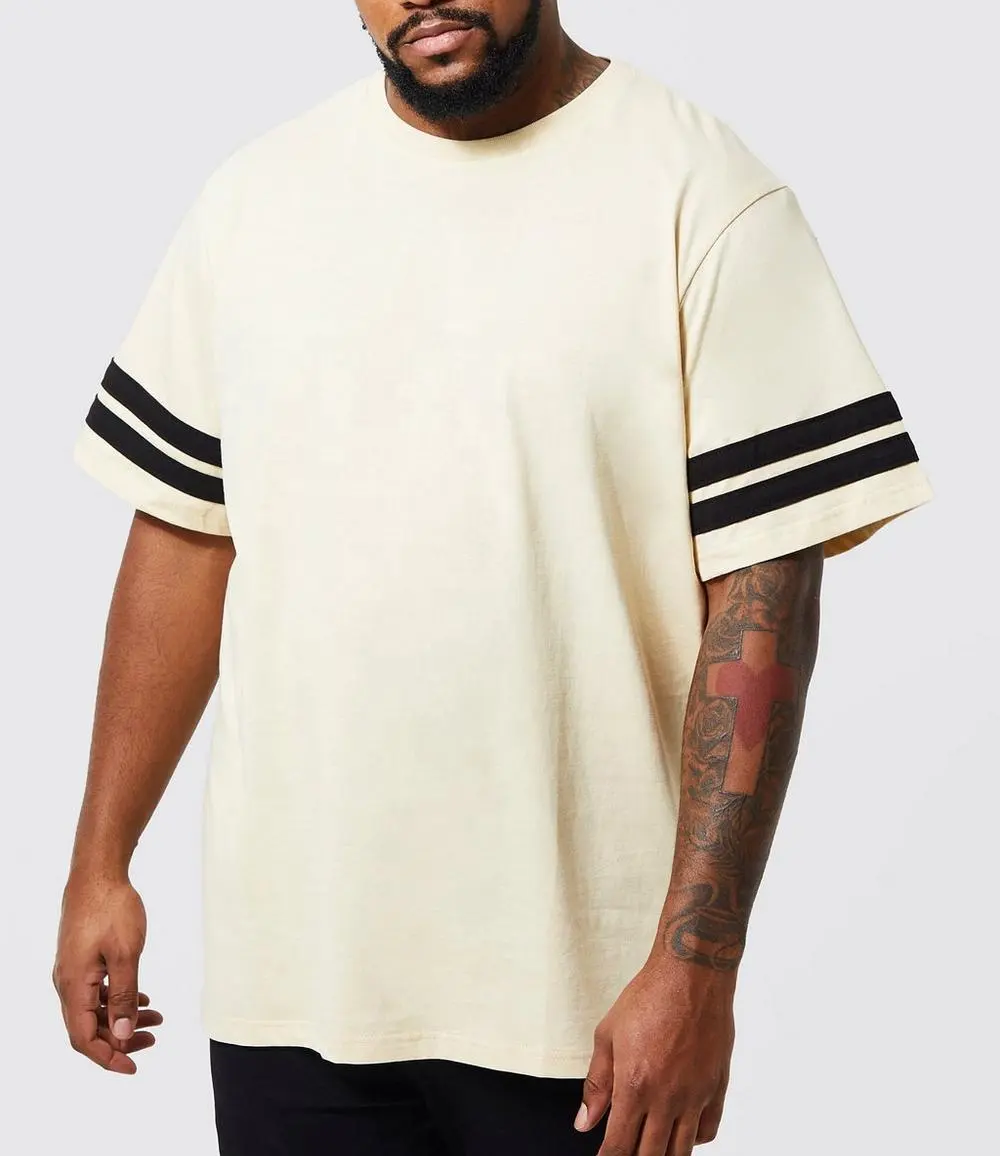 T-shirt à manches courtes pour homme, surdimensionné, en coton biologique, à col rond, mode ample, vente en gros, été, 2022, 180g