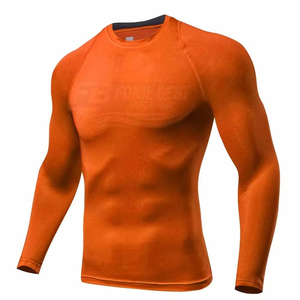Wholesale New Custom Men's Rash Guard <b>Surfing</b> Diving Shirts Full Sleeve Eco-Friendly Quick Dry Compression Breathable - Product Image 3
