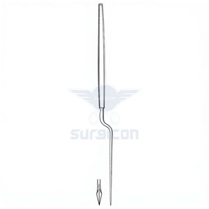 Aguja de Paracentesis Lucae de 18 cm / 7 pulgadas, Aguja Quirúrgica Manual para Oído, para Procedimientos de Otología y ORL en la Membrana Timpanica - Product Image 2