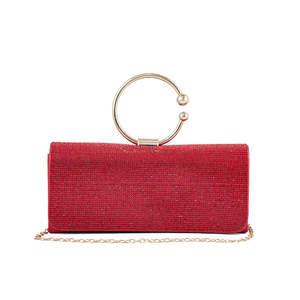Sac à bandoulière rouge fantaisie P24329 pour femme - Product Image 3