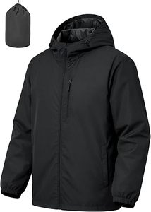 Veste coupe-vent imperméable à capuche pour homme, style nouveau et confortable, idéale pour la randonnée en hiver et les activités de plein air. - Product Image 3