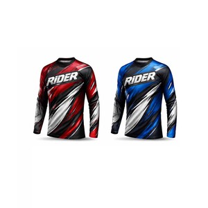 Maillot de VTT pour homme, design personnalisé, impression numérique, respirant, 100% polyester, impression de maillots - Product Image 3