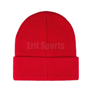 Customized New Design High Quality Breathable Waterproof Unisex Cotton/<b>Wool</b> Jacquard <b>Beanie</b> <b>Hats</b> - Product Image 2