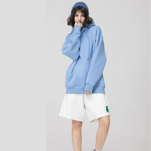 Sweat à capuche brodé en molleton français de haute qualité, 100 % coton biologique, respirant, écologique, avec poche, coupe classique pour homme, hiver - Product Image 3