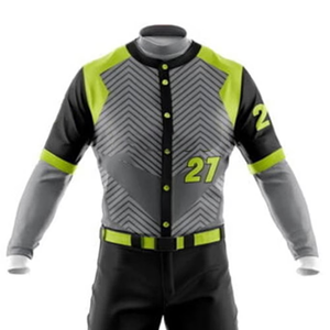 Uniforme de Béisbol para Hombre, Manga Corta, Sublimación OEM, Bordado, Apliques, Poliéster, Spandex, Transpirable, Antibacteriano - Product Image 4