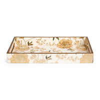 Plateaux décoratifs rectangulaires modernes en MDF et résine, faits à la main, finition brillante, pour mariage, Diwali, service à domicile - Meilleurs prix indiens